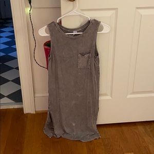 long grey girls tunic/long shirt